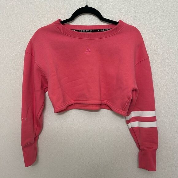 Small Ryderwear Hot Pink Women’s Cropped Jacket - Picture 1 of 3